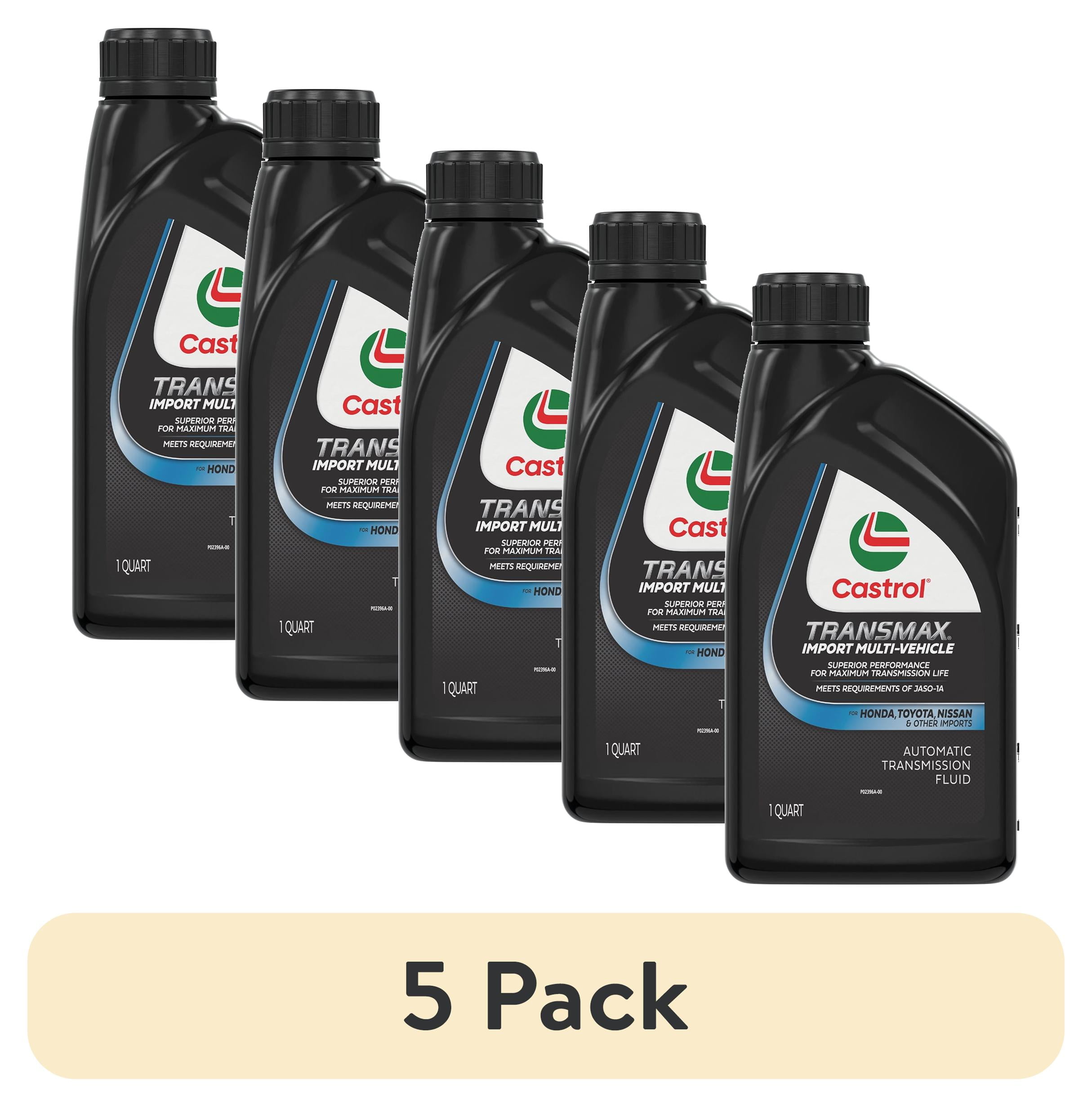 5 pack) Castrol Transmax Import Multi-Vehicle Automatic