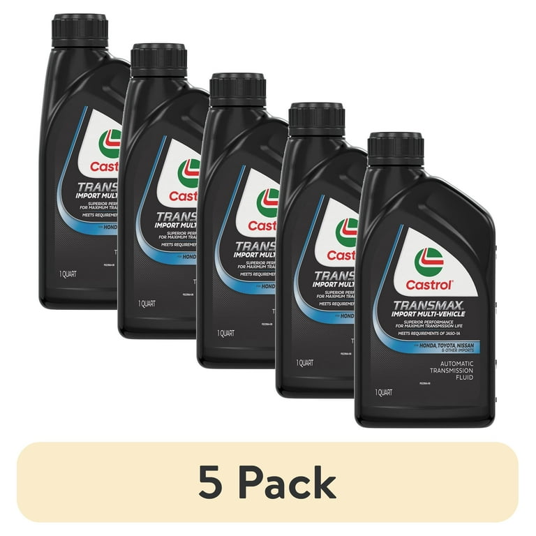 5 pack) Castrol Transmax Import Multi-Vehicle Automatic