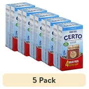 5 pack Certo Premium Liquid Fruit Pectin for Homemade Jams and Jellies, Canning Pectin for Cooked and Freezer Preserves, 6 fl oz Pouches, 4-Count Value Pack