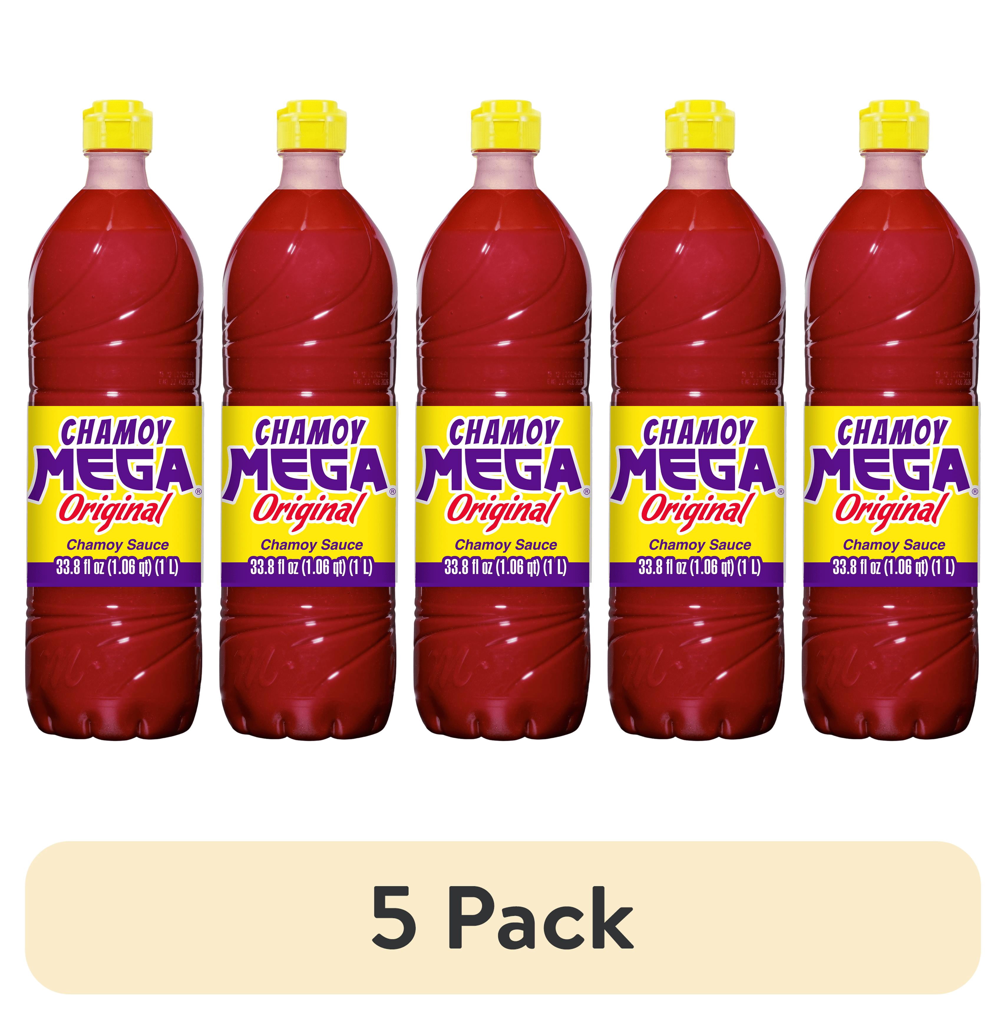 (5 pack) Chamoy Mega Original Sauce 33.8 fl oz