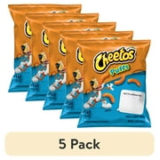 (5 pack) Cheetos Puffs Cheese Flavored Snack Chips, 0.875oz Bag