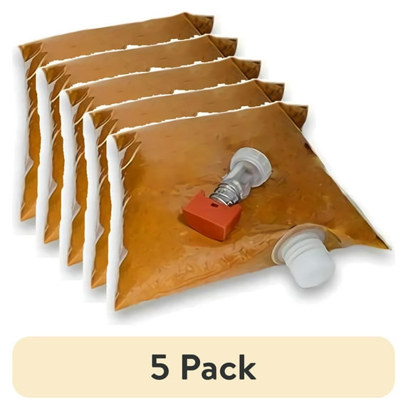 (5 pack) Chili Cheese Sauce Bulk Value Bag with Disposable Valve by Gehl's | 80 Ounce Bag