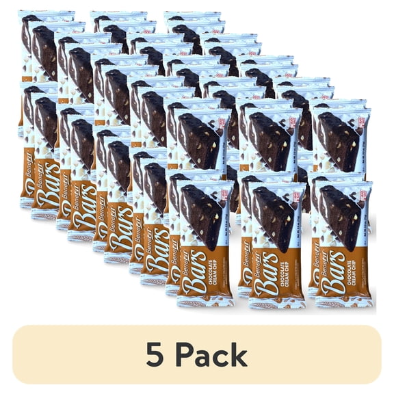 (5 pack) Chocolate Cookies N Cream Chip BeneFit Bars, Pack of 12