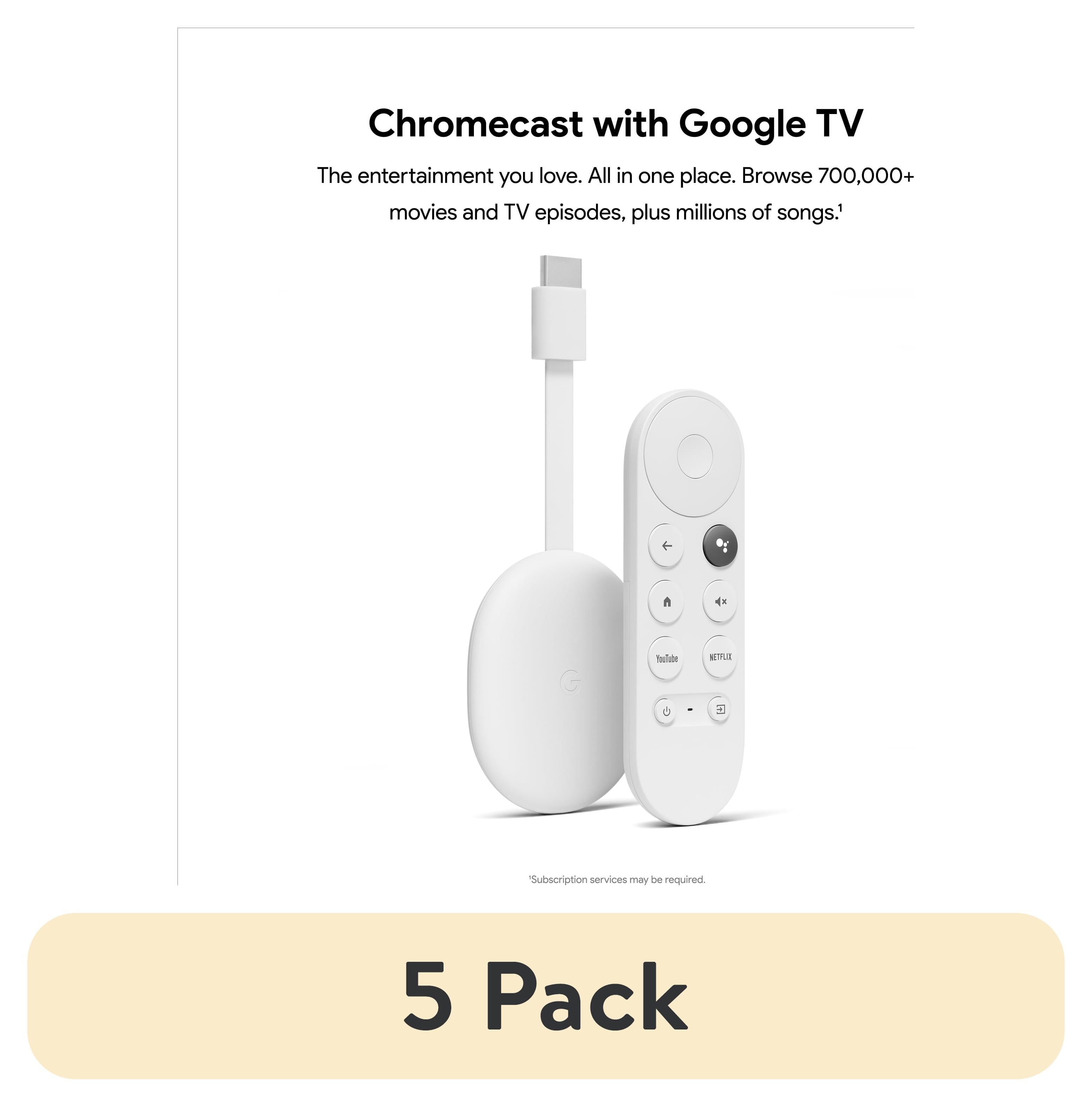 【新品】4K対応のChromecast with Google TVホワイト Google Chromecast with Google TV 4K White • Price »