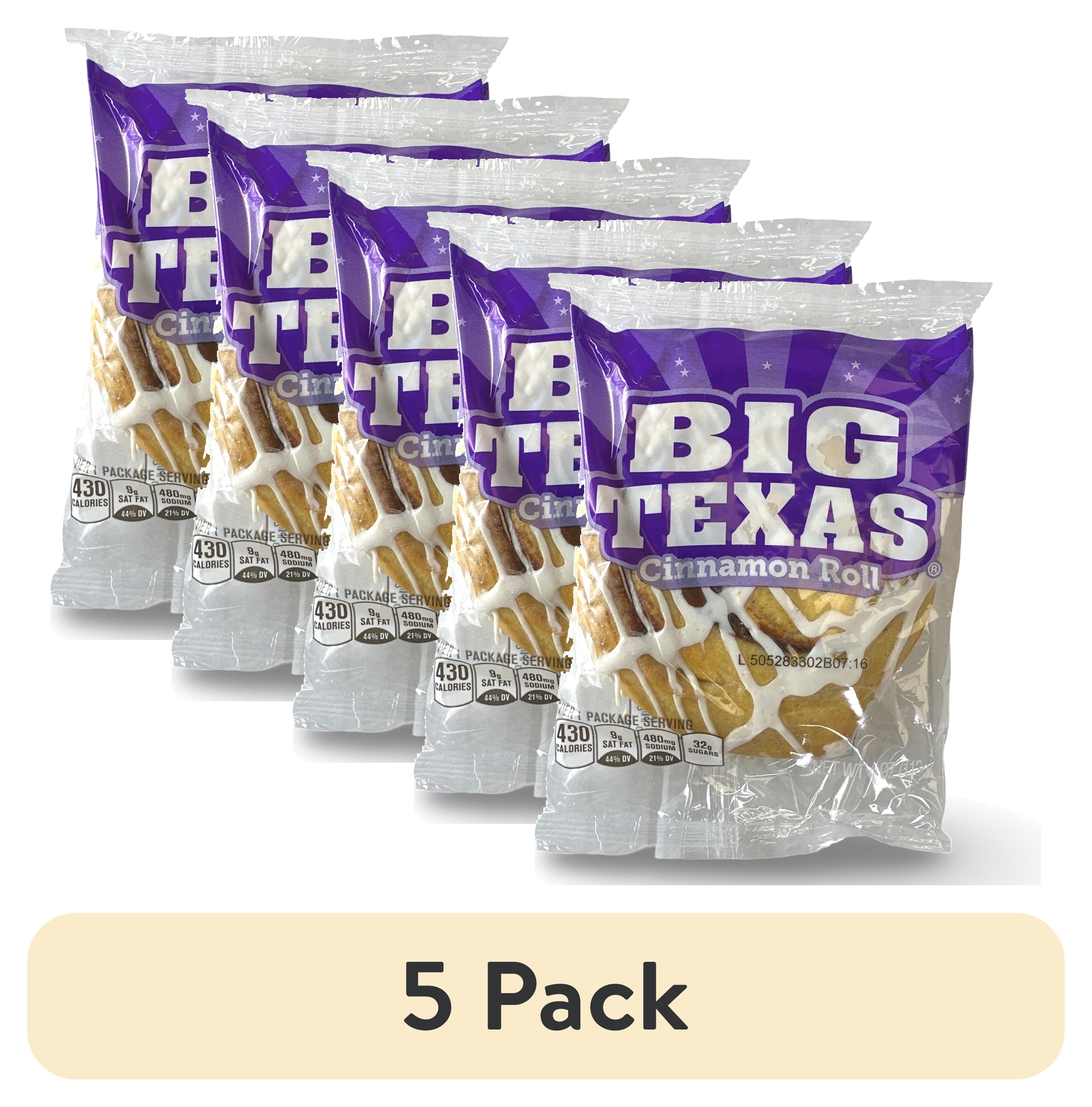 5 pack) Cloverhill Big Texas Cinnamon Rolls, Individually Packaged