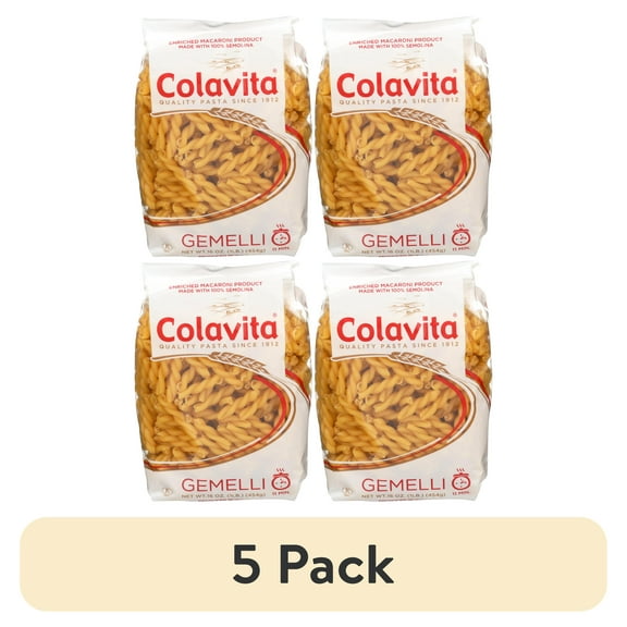 (5 pack) Colavita Gemelli Pasta 16 oz (Pack of 4)
