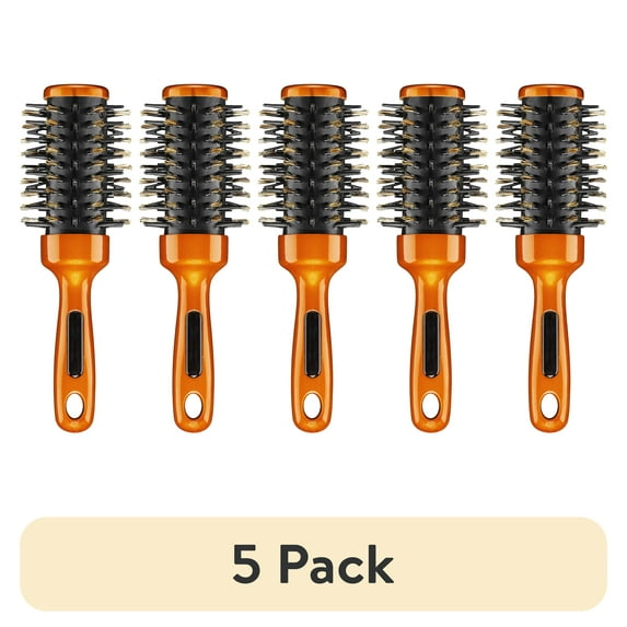 (5 pack) INFINITI PRO CONAIR Ultimate Root Booster Travel-Sized Round Hairbrush