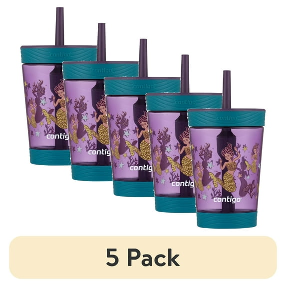 (5 pack) Contigo Kids Spill-Proof Tumbler with Straw, 14oz.