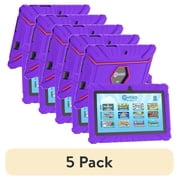 5 pack Contixo V8 Kids Tablets, Educational Tablets for Kids with Learning Apps and Kid-Proof Tablet Case, 7 , Purple