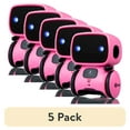 thumbnail image 1 of (5 pack) Contixo Kids Smart Robot Toy Mini Robot Talking Singing Dancing Interactive Voice Control Touch Sensor Speech Recognition Infant Toddler Children Robotics - R1 Pink, 1 of 8