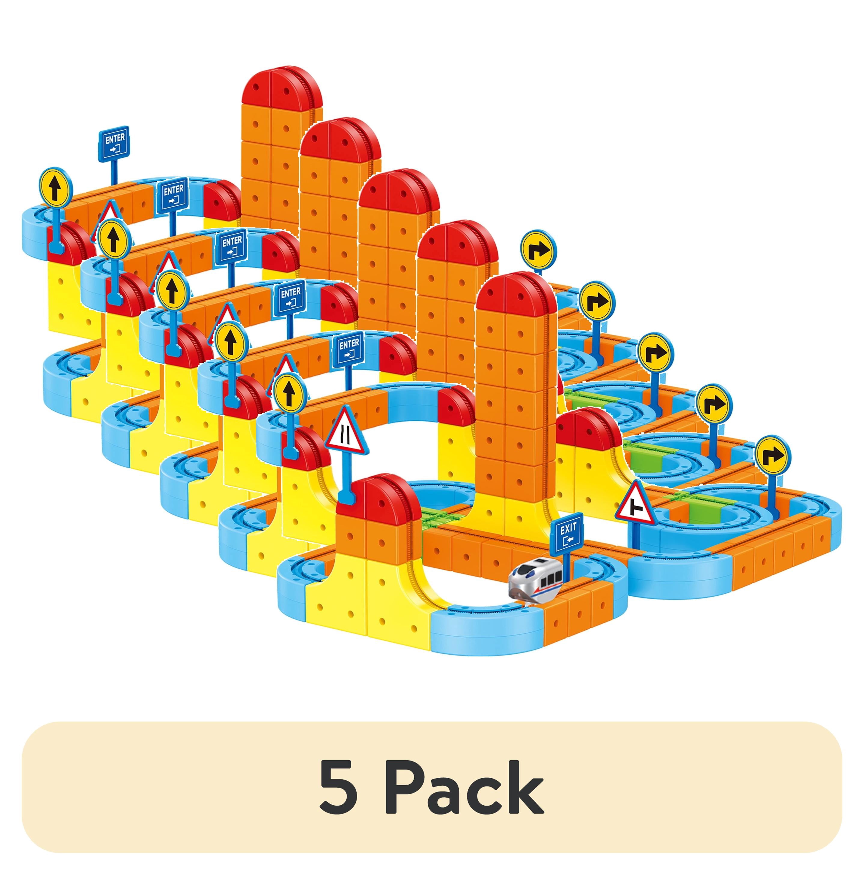 (5 pack) Contixo MT5 3D Gear Track Magnetic Train Set for Kids, 145 ...