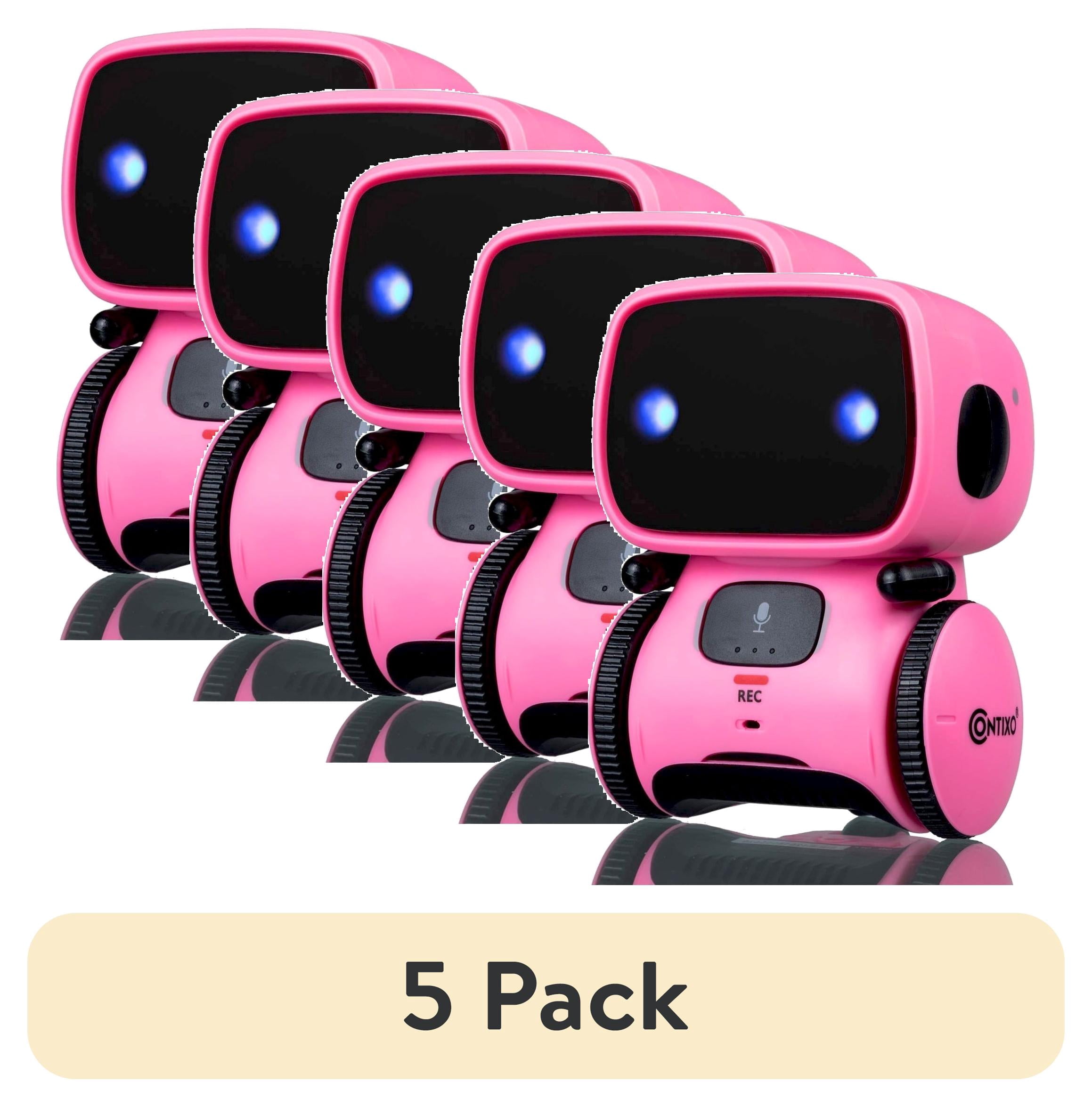 (5 pack) Contixo Robot Toys for Kids, Talking Dancing Interactive Smart ...