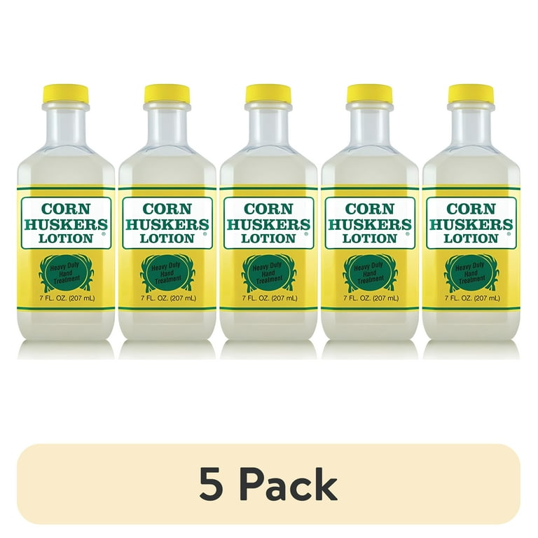 (5 pack) Corn Huskers Lotion Heavy Duty Hand Treatment Oil-Free, 7 Oz