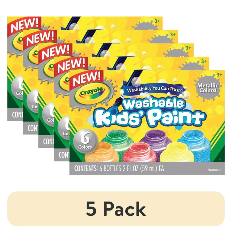 pack) Crayola count ounce Metallic Paint Set