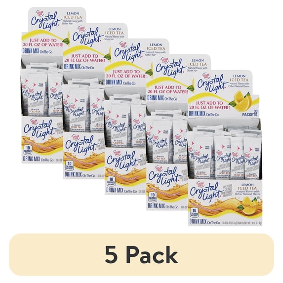 (5 pack) 16 oz. Packets On the Go Drink Mix - Iced Tea (30/Box)