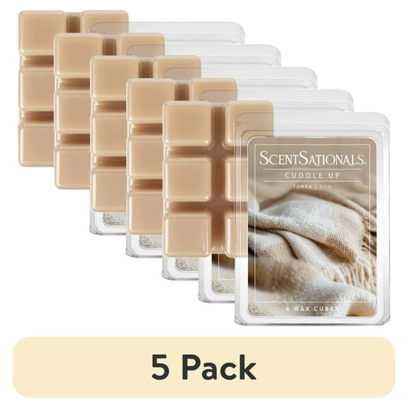 (5 pack) Cuddle Up Scented Wax Melts, ScentSationals, 2.5 oz