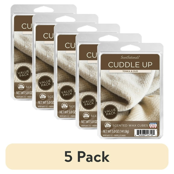 (5 pack) ScentSationals Cuddle Up Scented Wax Melts, 5 oz
