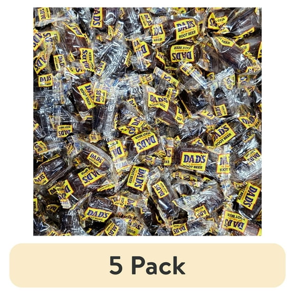 (5 pack) Dad's Old Fashioned Root Beer Barrels Individually Wrapped, 1 Lb.