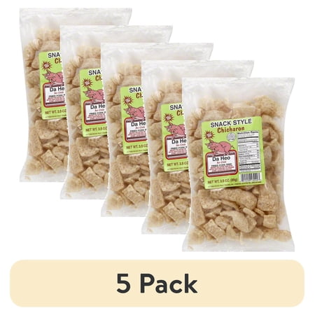 (5 pack) Daheo Snack Style Chicharon, 3.5 Oz.