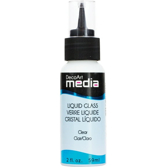 (5 pack) DecoArt Media Liquid Glass, 2 oz.