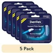 (5 pack) DenTek Instant Pain Relief Advanced Kit 50 Treatments