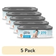 thumbnail image 1 of (5 pack) Diaper Genie Square Refill, Unscented, Holds up to 270 Newborn Diapers, 1 Pack, 1 of 11