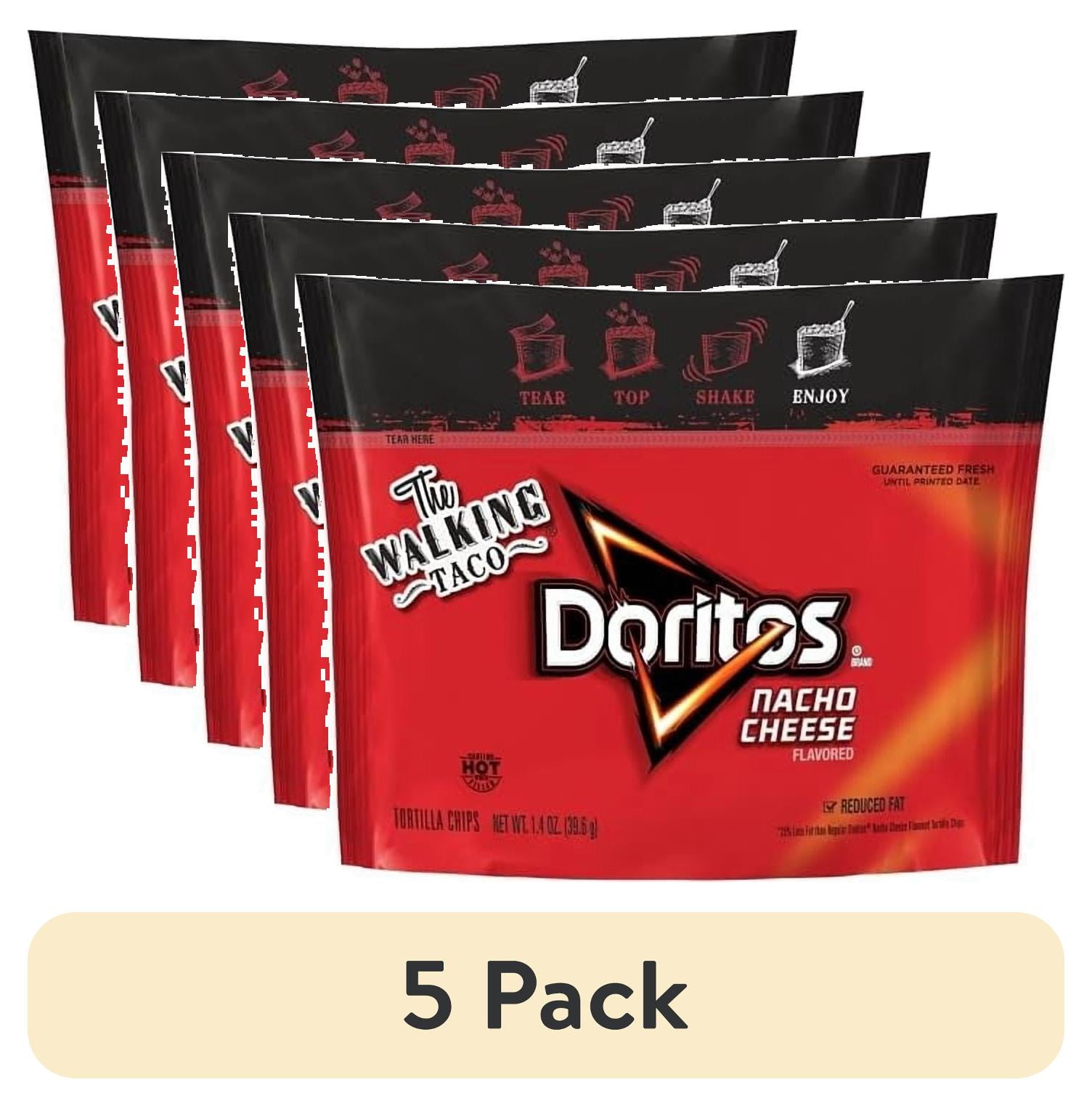 Doritos, Tortilla Chips, 1.4 Ounce, Nacho Cheese Flavored Pack of