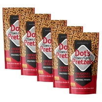 (5 pack) Dot's Homestyle Pretzels, Original Seasoned Pretzel Twists, 16 oz Family Size Bag