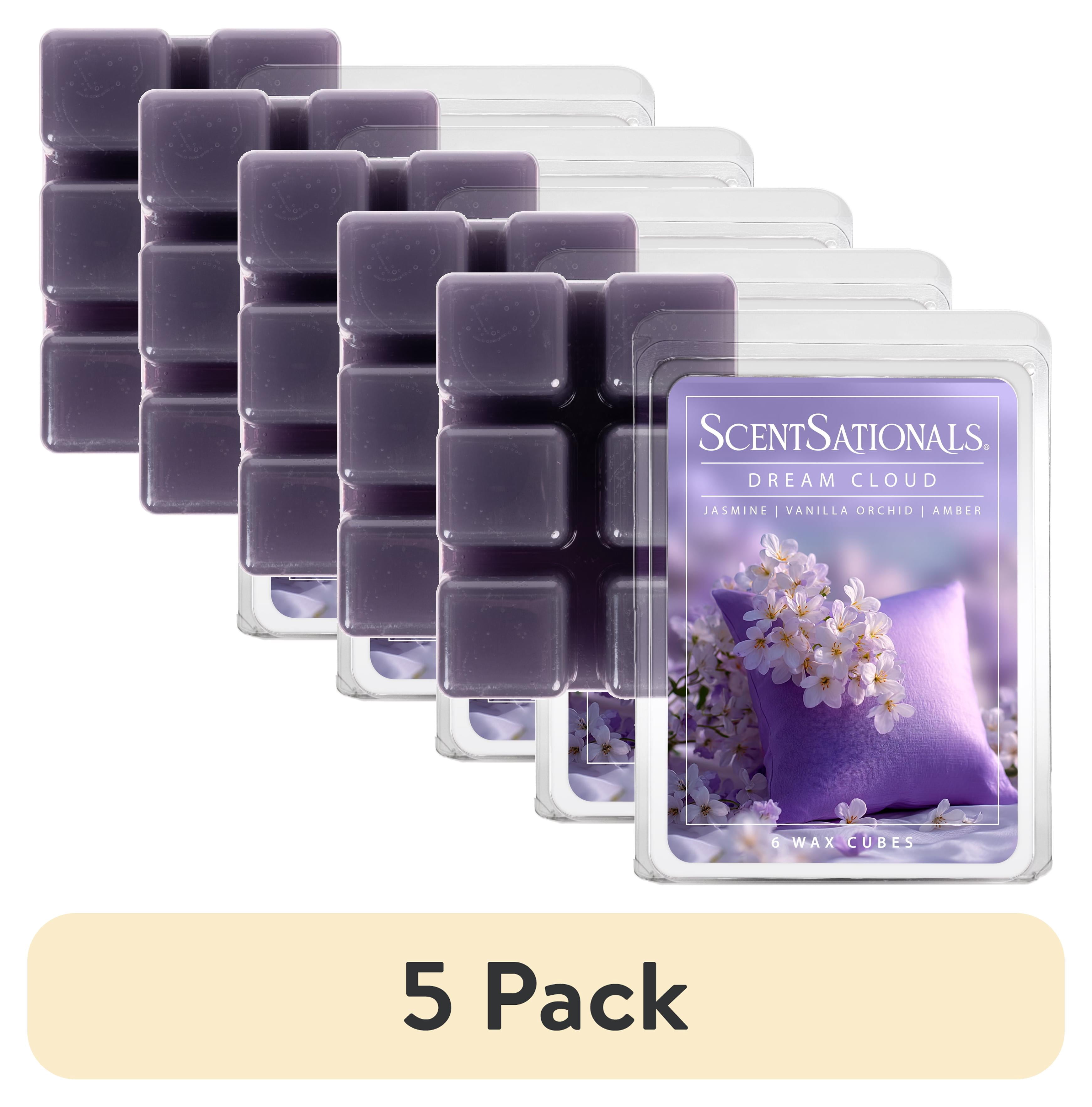 (5 pack) Dream Cloud Scented Wax Melts, ScentSationals, 2.5 oz
