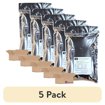 (5 pack) Dried Whole Egg Powder Bulk Bag | Pasteurized School Eggs Solids 3lb