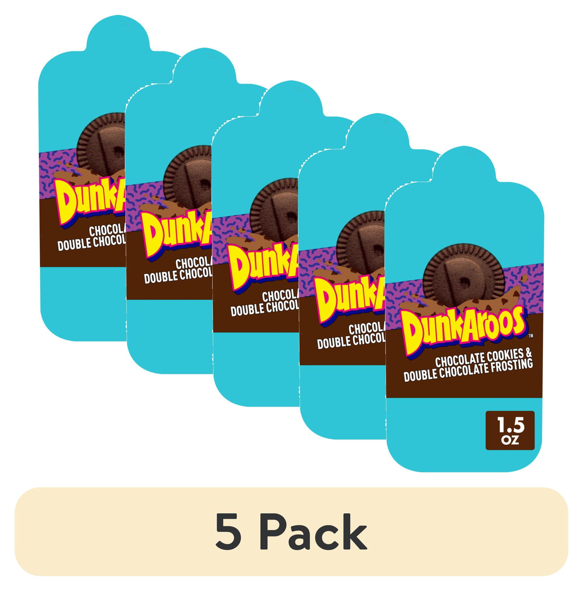 Dunkaroo Icing (5 pack) DunkAroos Chocolate Cookies and Double Chocolate Frosting, 1.5 ...