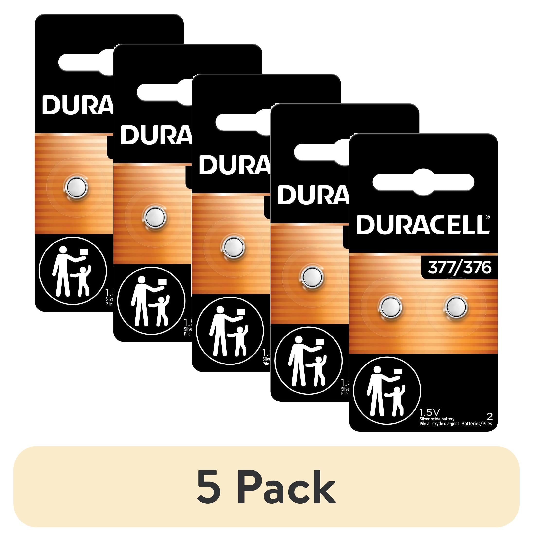 pack) Duracell 376/377 Silver Oxide Button Battery for Home