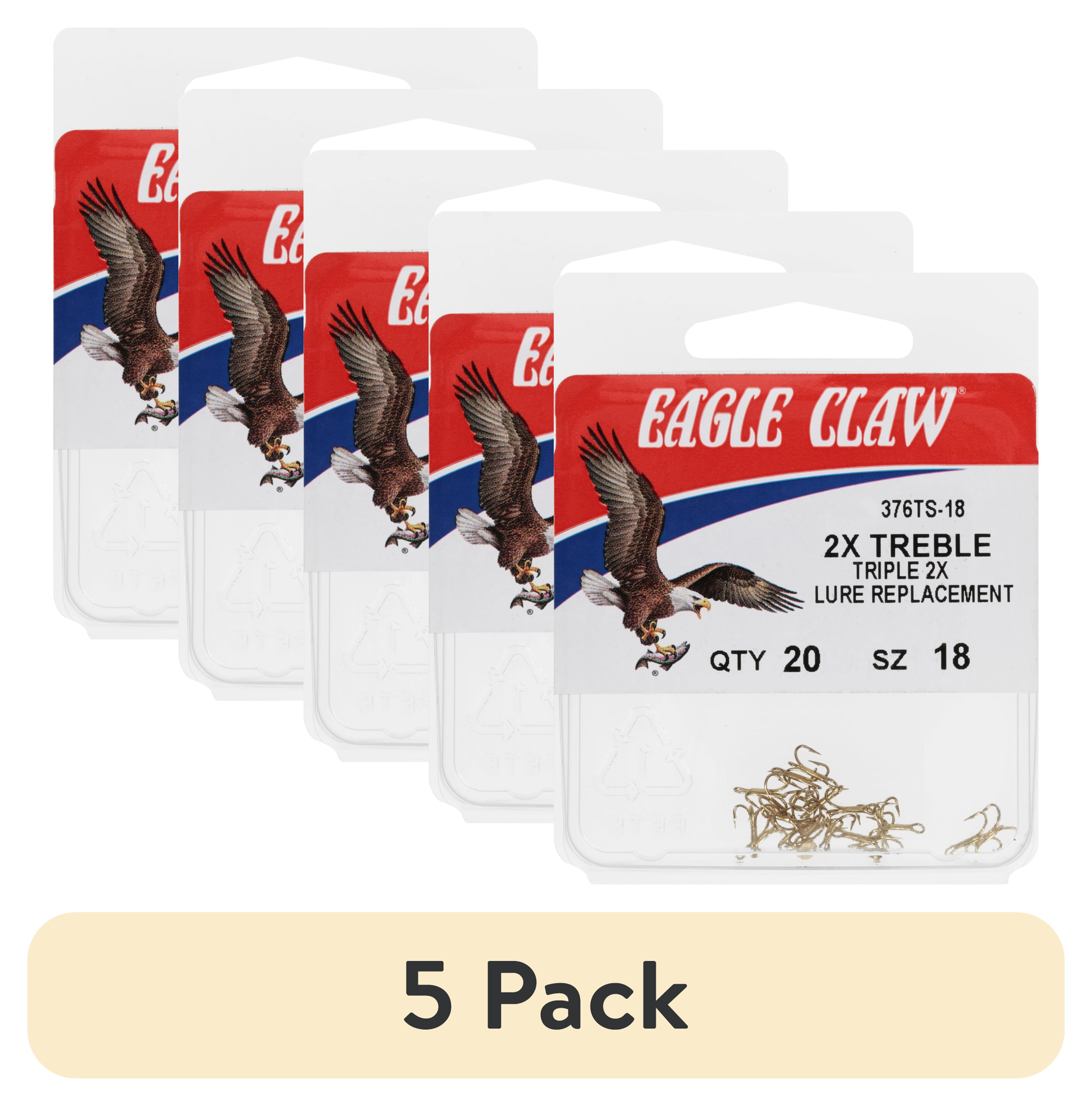 Eagle Claw 376 Gold 2X Treble Hook main image 0