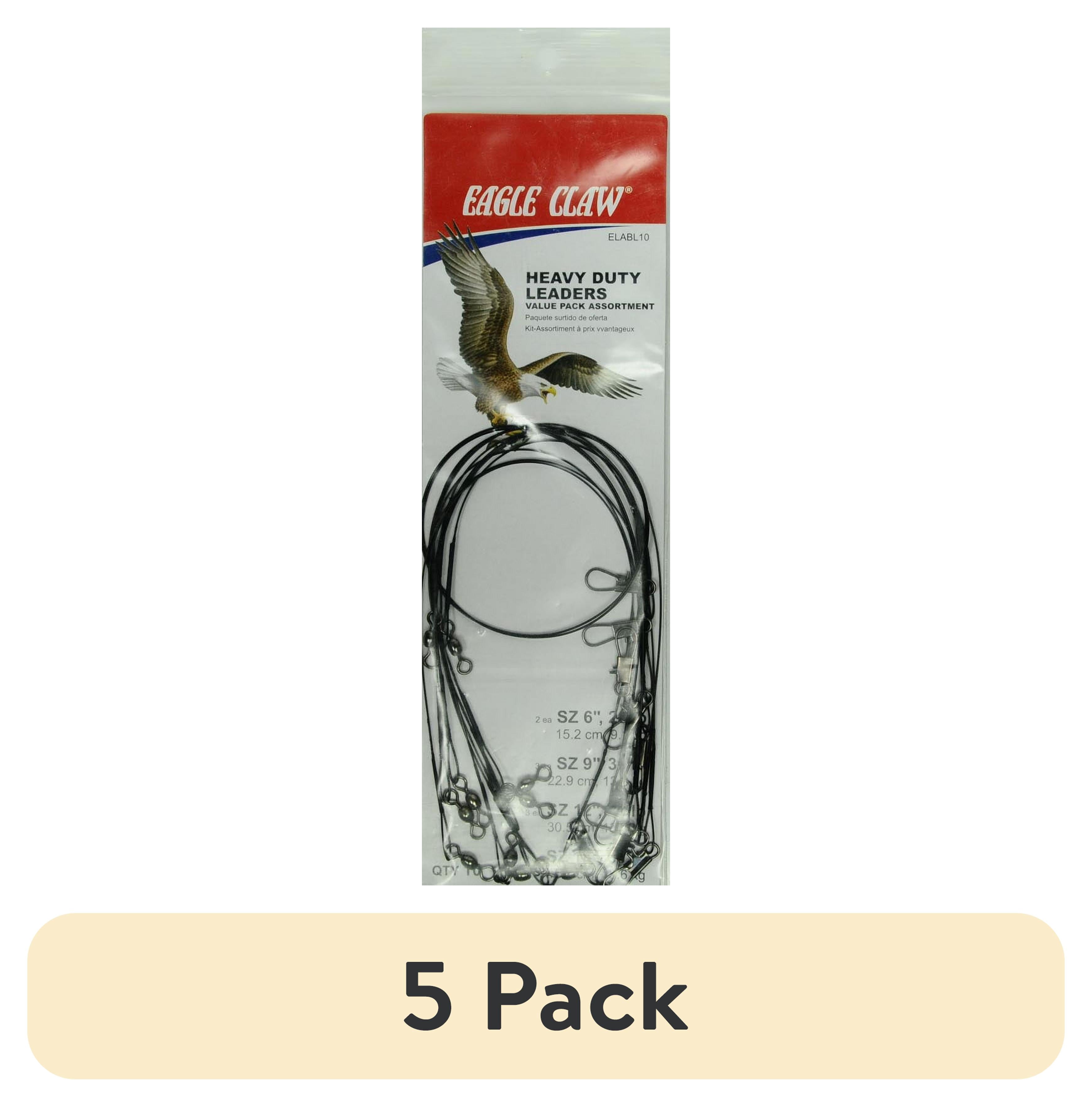 (5 pack) Eagle Claw Wire Leader Assortment