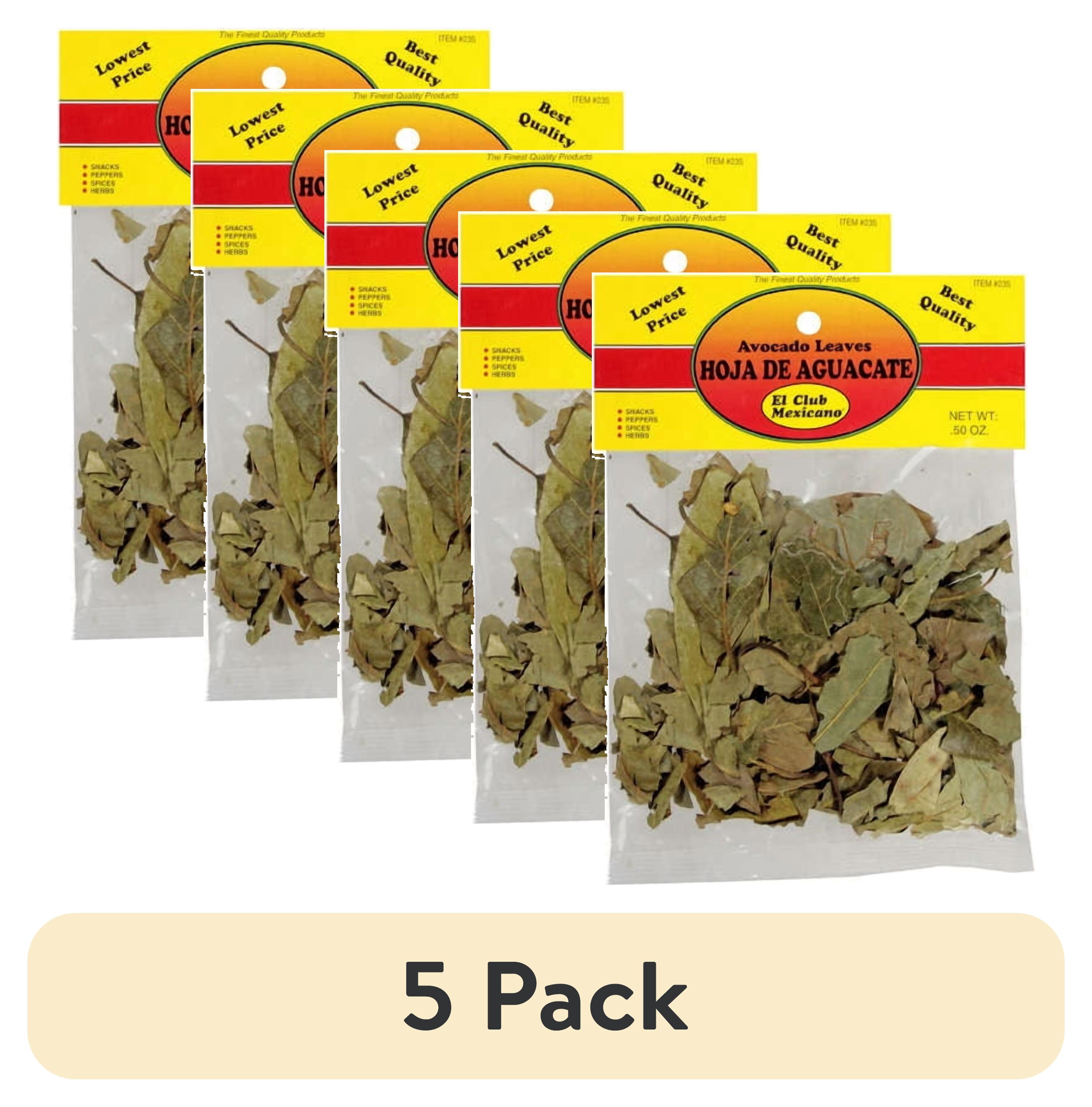 (5 pack) El Club Mexicano Avocado Leaves, 0.5 oz