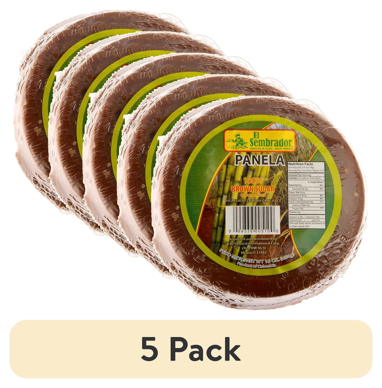 (5 pack) El Sembrador Panela Sugar, 16 oz