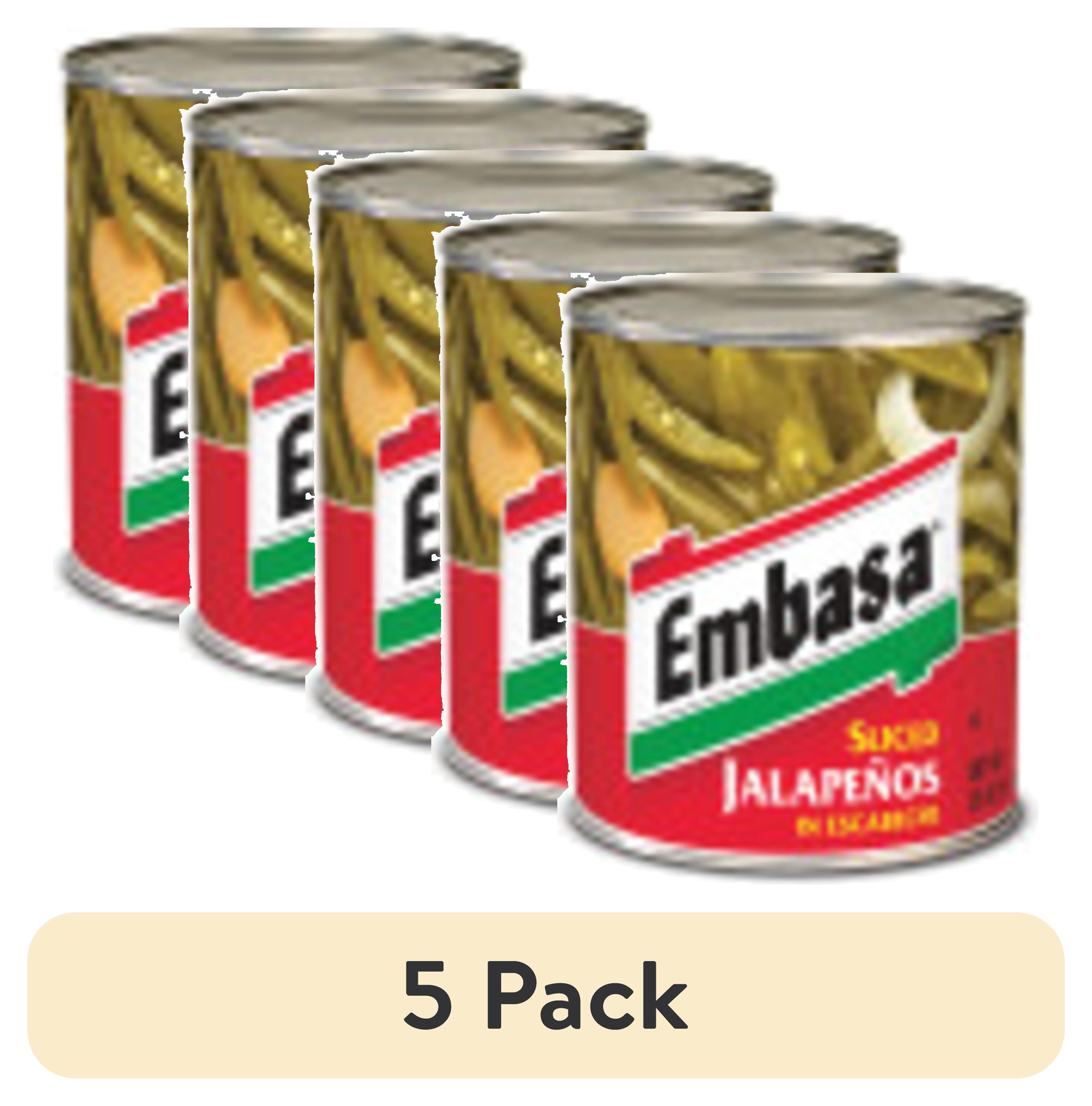(5 pack) Embasa Sliced Jalapenos in Escabeche, 26 oz