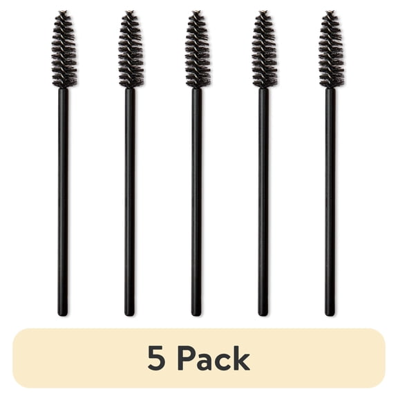 (5 pack) Equate Disposable Mascara Wands, 20 Count