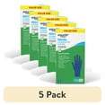 thumbnail image 1 of (5 pack) Equate Nitrile Examination Gloves, One Size Fits Most, 200 Count, 1 of 6
