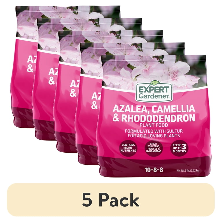 5 pack) Expert Gardener Azalea, Camellia & Rhododendron Plant Food
