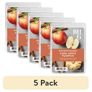 (5 pack) Farm Apple Pumpkin Scented Wax Melts, Better Homes & Gardens, 5 oz (Value Size)