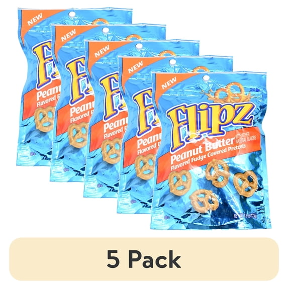 (5 pack) Flipz Peanut Butter 5oz Pouch