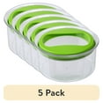 thumbnail image 1 of (5 pack) Fox Valley Traders Green Plastic Airtight Guacamole Food Storage Container, 1 of 3