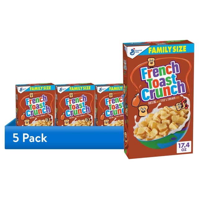Packed Toast In Store French Toast Crunch 17.4oz - Cereal offerings for catering - Walmart ...