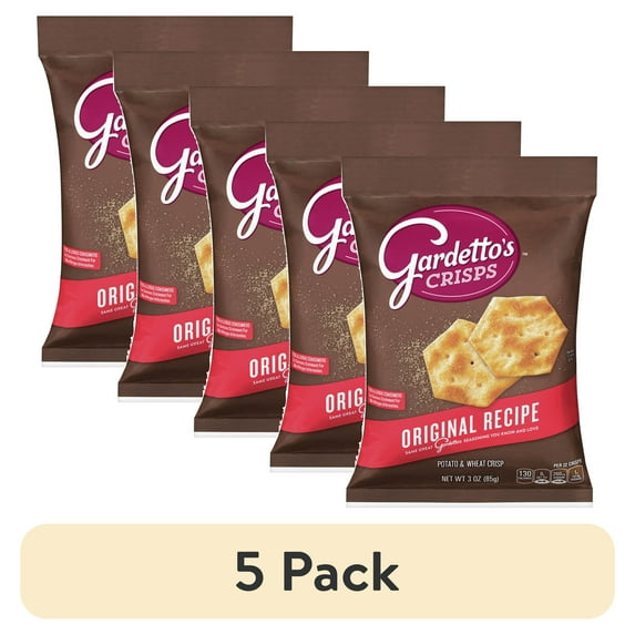 (5 pack) Gardetto's(TM) Snack Crisps Original Recipe (7 ct) 3 oz