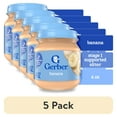 thumbnail image 1 of (5 pack) Gerber 1st Foods Natural for Baby Baby Food, Banana, 4 oz Jar, 1 of 17