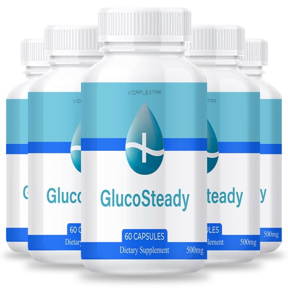 (5 pack) Gluco Steady - Gluco Steady Healthy Circulation Capsules