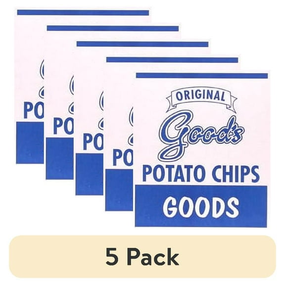 (5 pack) Goods Original Potato Chips, 32 Oz.