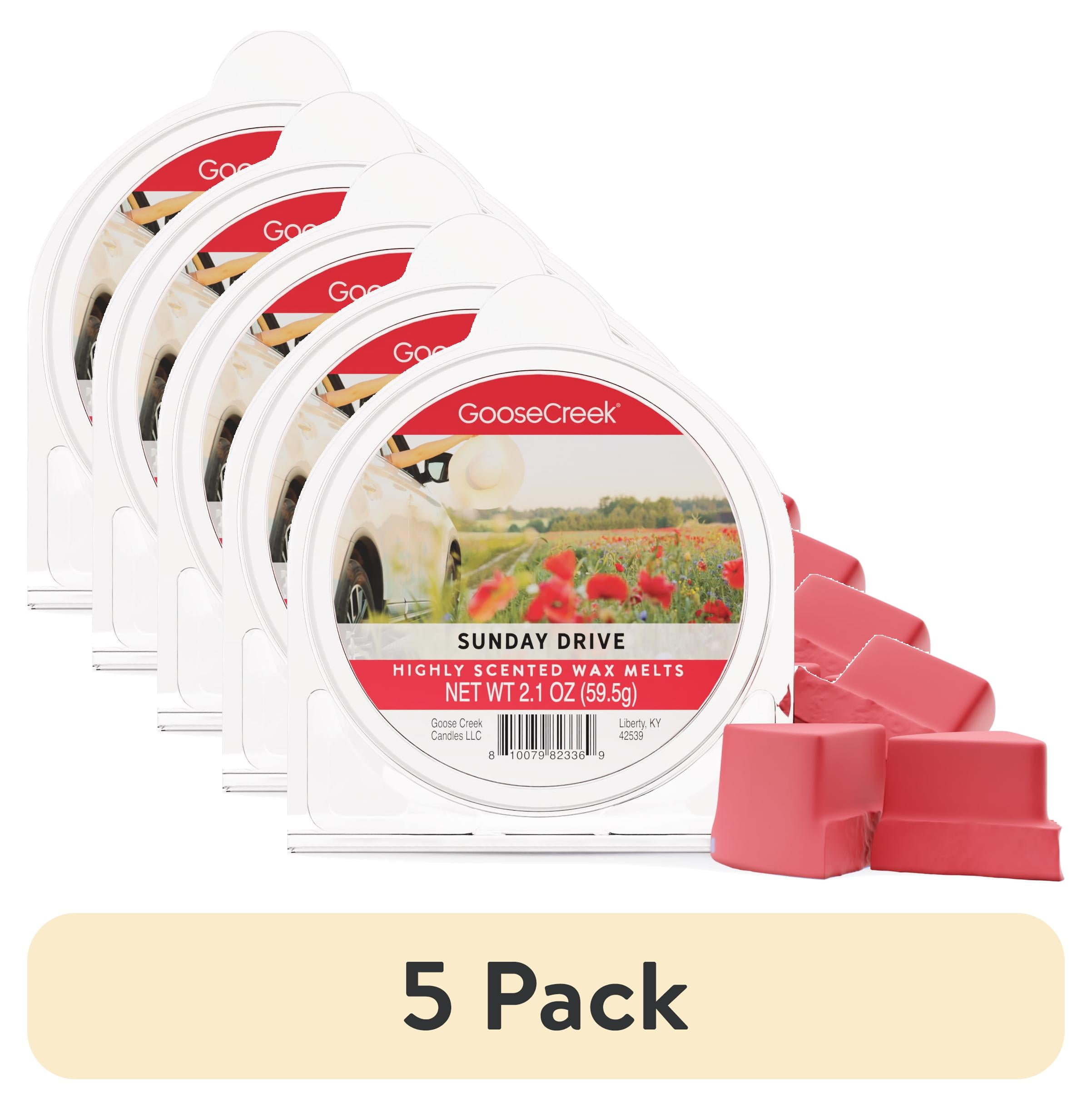 (5 pack) Goose Creek Sunday Drive Scented Wax Melt, 2.1oz.
