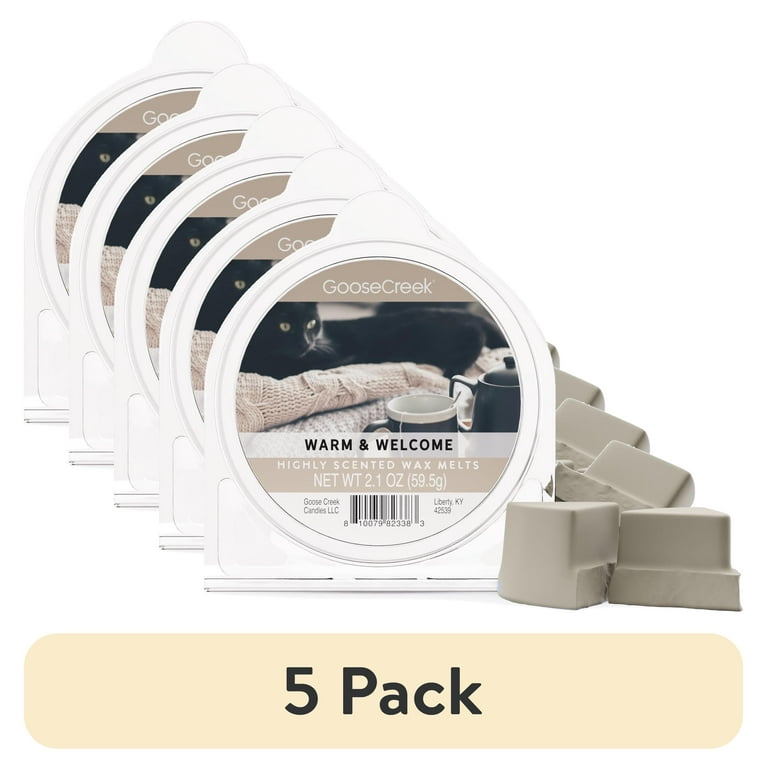 5 pack) Goose Creek Warm & Welcome Scented Wax Melts, 2.1oz